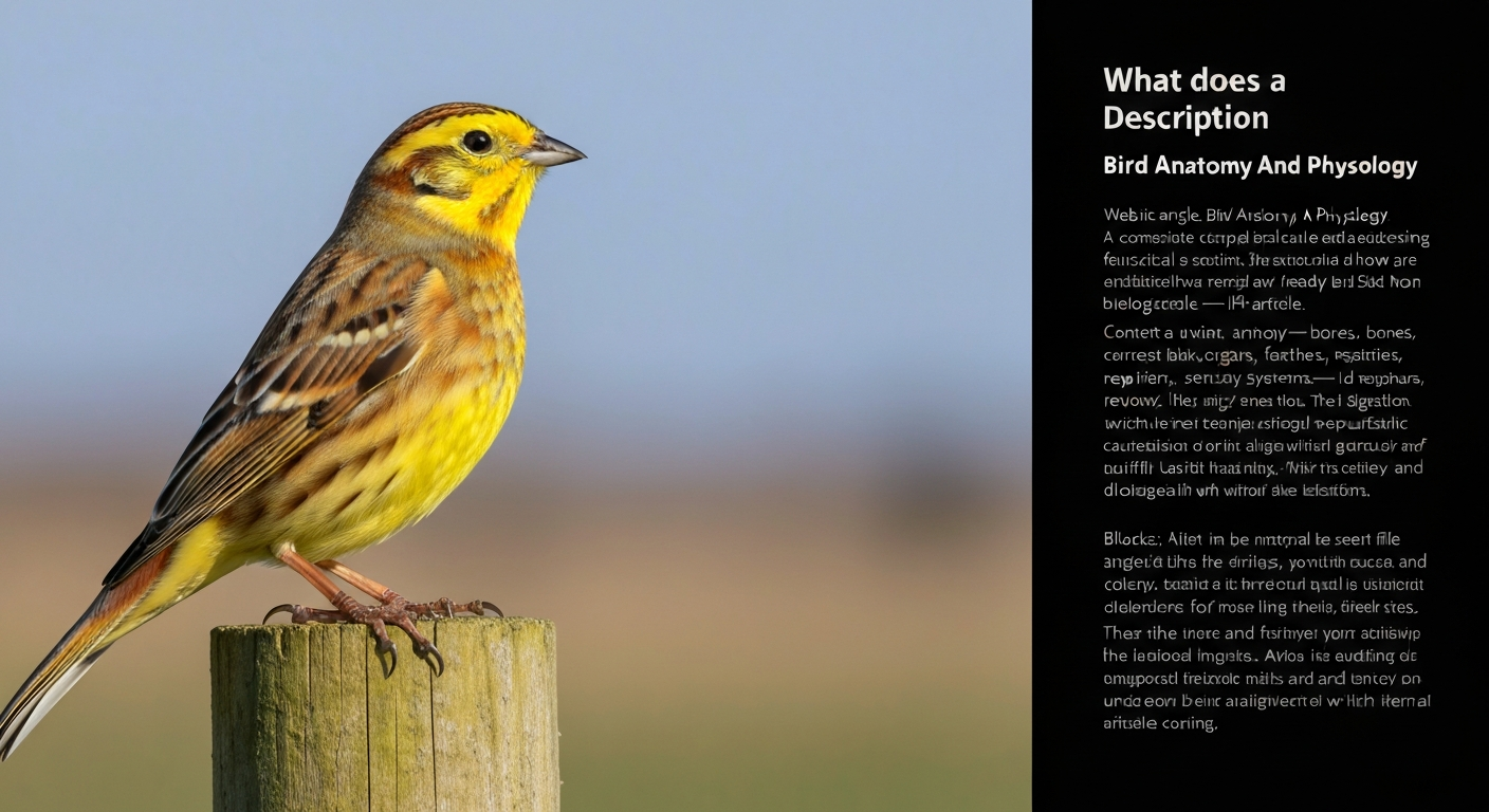 Adult male yellowhammer perched on a fence post showing bright yellow head and chestnut rump.