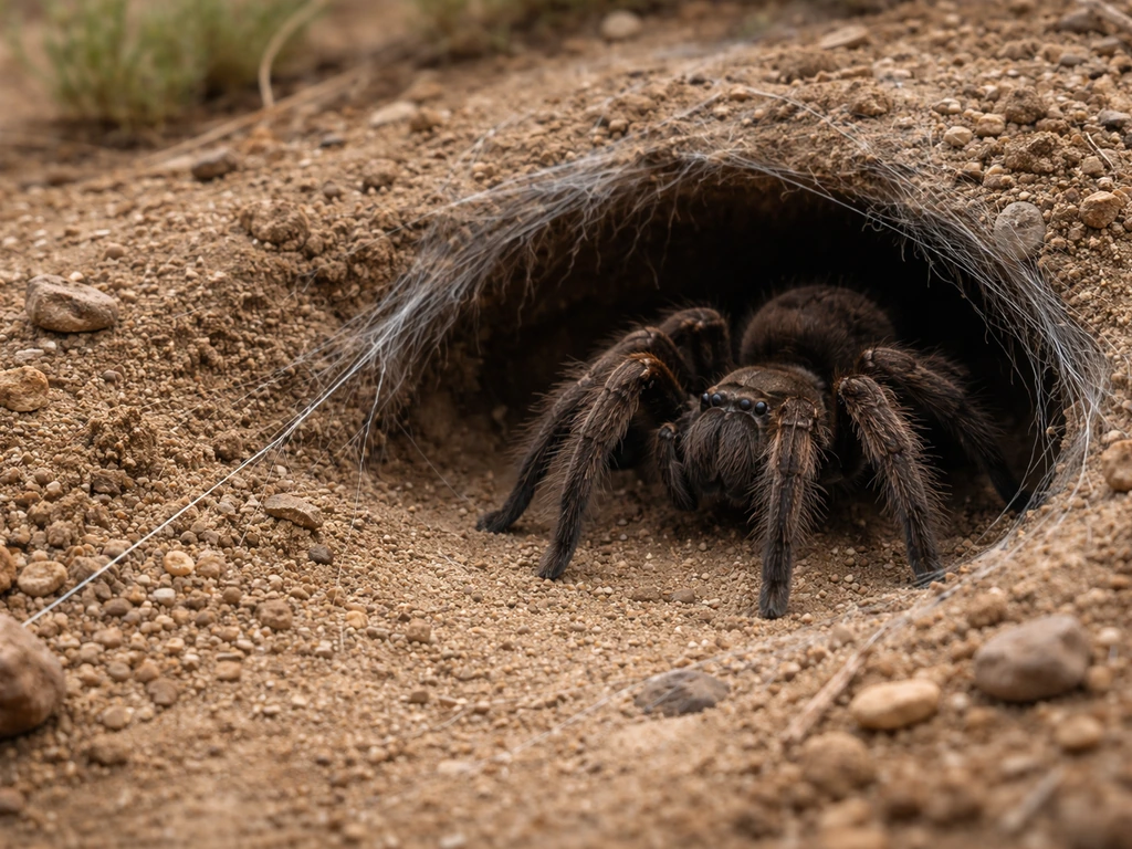 do goliath bird eaters make webs
